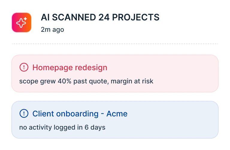 AI that reads every project