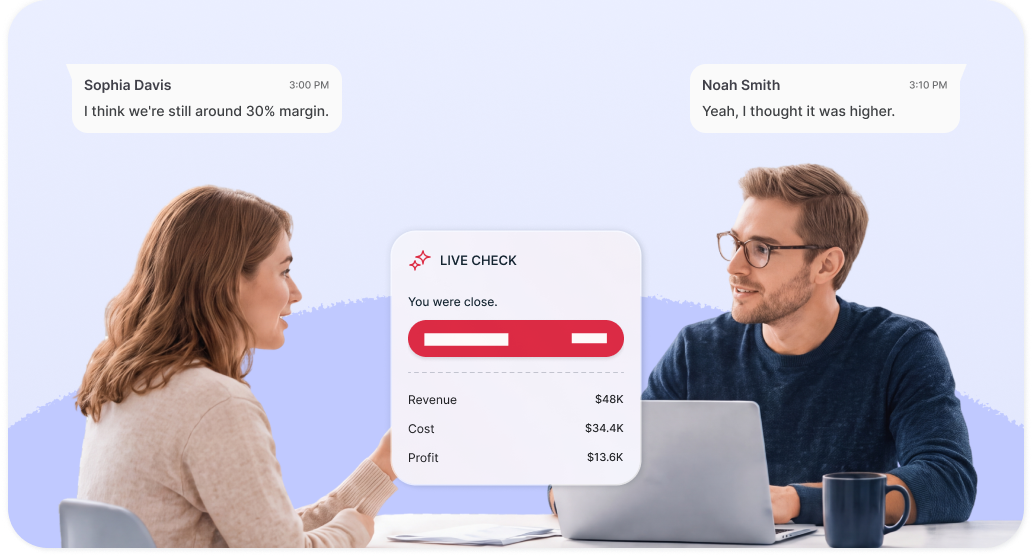 Margin tracker