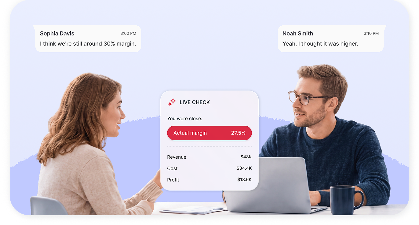 Margin tracker